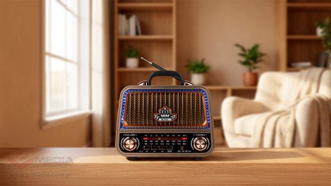 Radio przenośne analogowe solarne Kruger&Matz model KM0833