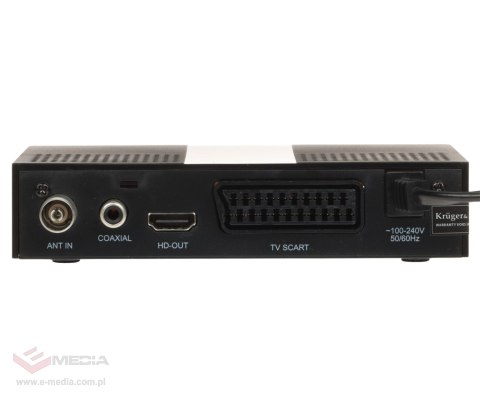 TUNER CYFROWY DVB-T/DVB-T2 KM0550D H.265/HEVC Krüger&Matz