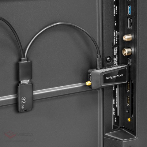 Tuner DVB-T2 HEVC H.265 mini na HDMI