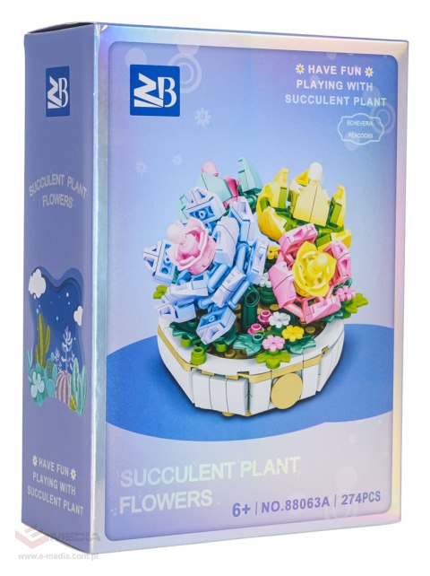 Zestaw Klocków Kwiaty 274el.