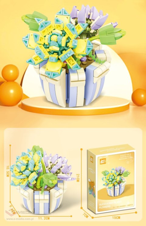 Zestaw Klocków Kwiaty 306el.