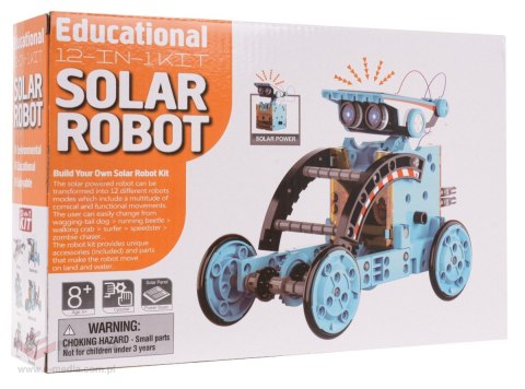 Zestaw Pojazdów Solarnych 12w1 Niebieski