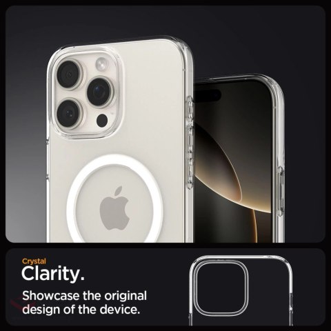 Etui Spigen Liquid Crystal Mag MagSafe na iPhone 16 Pro - przezroczyste