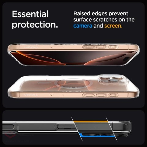 Etui Spigen Liquid Crystal Mag MagSafe na iPhone 16 Pro - przezroczyste