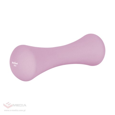Hantelki żeliwne neoprenowe 2x2kg, REBEL ACTIVE