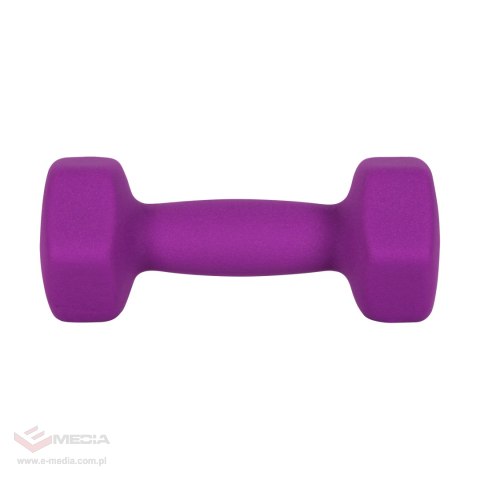 Hantelki żeliwne neoprenowe HEX 2x2.5kg, REBEL ACTIVE