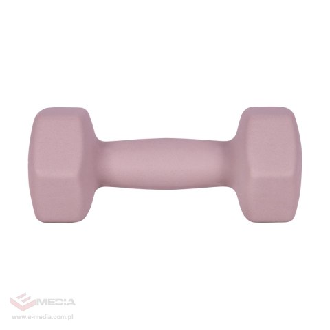 Hantelki żeliwne neoprenowe HEX 2x4kg, REBEL ACTIVE