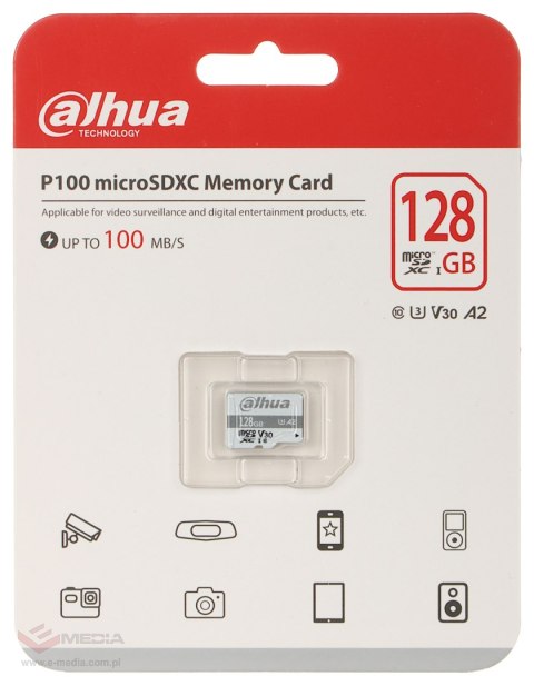 KARTA PAMIĘCI TF-P100/128GB microSD UHS-I, SDXC 128 GB DAHUA