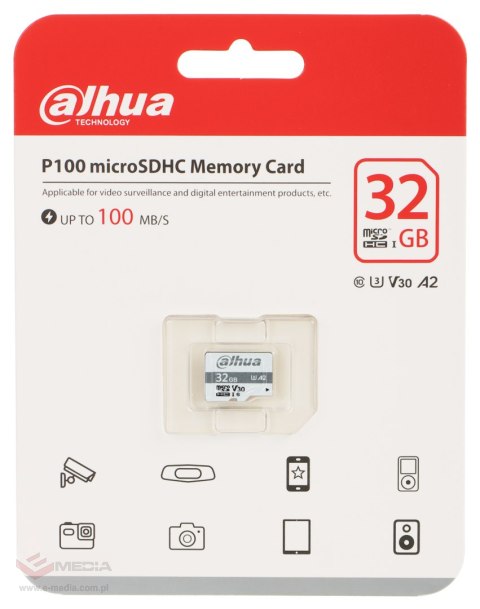 KARTA PAMIĘCI TF-P100/32GB microSD UHS-I, SDHC 32 GB DAHUA