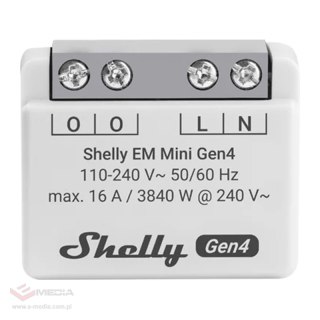Miernik energii SHELLY EM Mini Gen4 Wi-Fi Matter