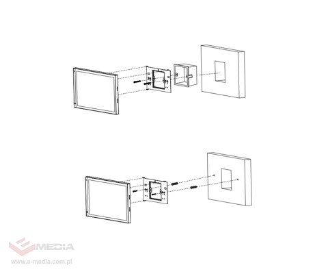 PANEL WEWNĘTRZNY SCP3044A-BZ IP / Wi-Fi / 4-Wire DAHUA