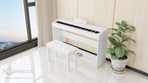 Pianino cyfrowe Kruger&Matz KMDP-105 , kolor biały