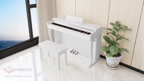 Pianino cyfrowe Kruger&Matz KMDP-155 , kolor biały
