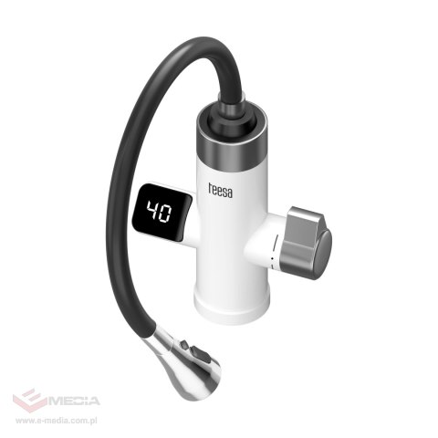 Przepływowy podgrzewacz wody bateria kuchenna z elastyczną wylewką