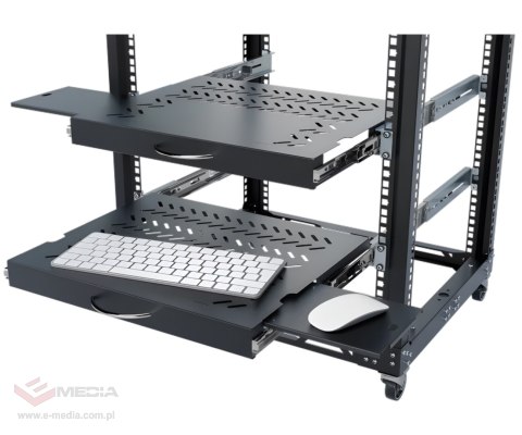 REGULOWANA SZUFLADA DO KLAWIATURY I MYSZKI RSR-F2-19-1U-350B-KM STALFLEX