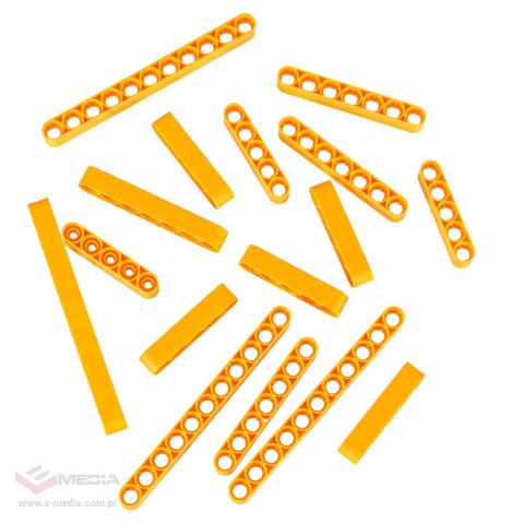 Klocki konstrukcyjne do budowania ruchome z silnikiem 116 elementów