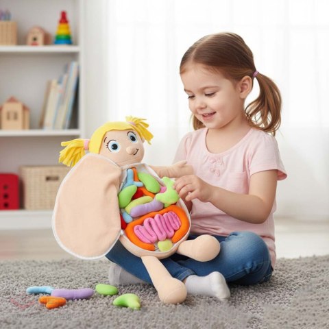 Lalka maskotka nauka anatomii dziewczynka