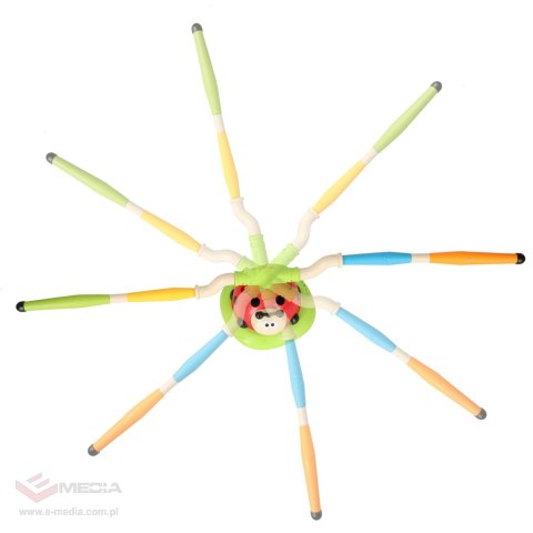 Gra zręcznościowa dla dzieci skakanka wyrzutnia rzut do celu biedronka 3w1