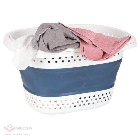Kosz na pranie składany silikonowy duży koszyk 32L