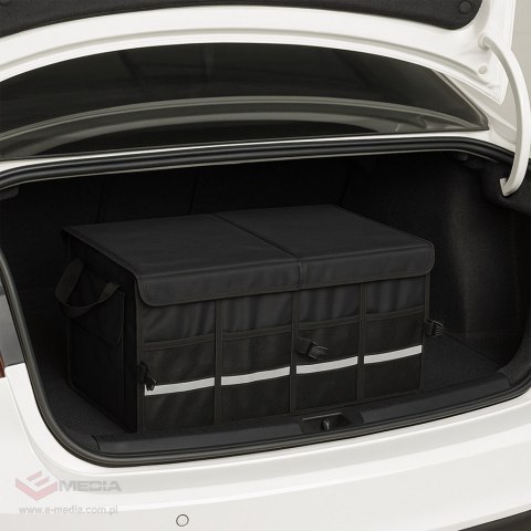 Organizer do bagażnika duża torba do samochodu z odblaskami