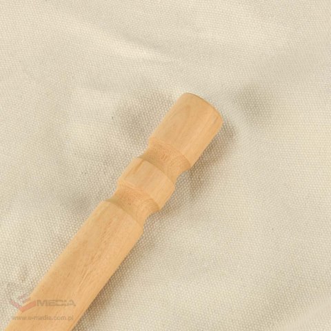 Krzesło brazylijskie z podnóżkiem leżak wiszący huśtawka 130cm beż