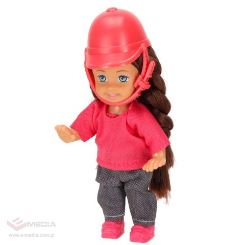 Lalka z konikiem kucykiem dziewczynka zestaw 5 elementów