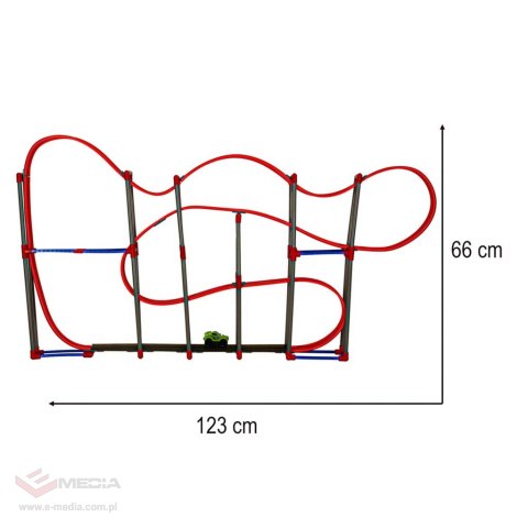 Magnetyczny tor samochodowy antygrawitacyjny 123cm XL 120el.