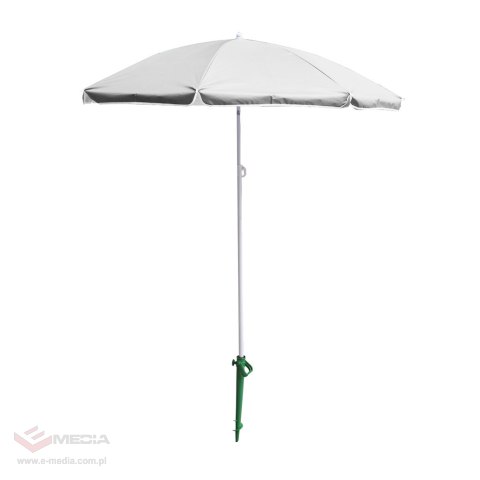 Parasol ogrodowy plażowy regulowany łamany składany UV 150cm szary
