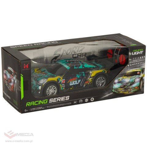 Samochód RC sportowy niebiesko-zielony