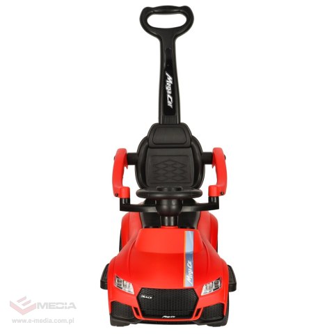 Jeździk pchacz samochód 3w1 z dźwiękiem światłami czerwony
