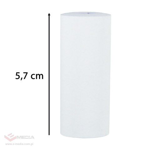 Rolki termiczne papier do drukarki aparatu natychmiastowego 5,7cm x 4,5m 5 sztuk