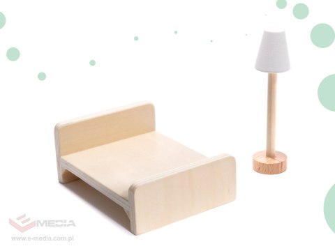 Domek dla lalek drewniany LULILO FLORO boho LED 78cm