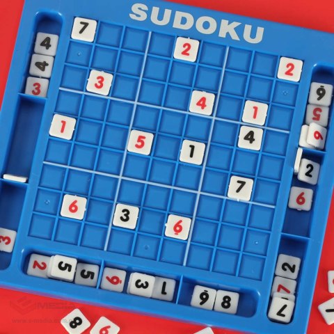 Gra logiczna liczbowa łamigłówka sudoku