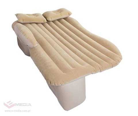 Materac łóżko do samochodu auta dmuchany + pompka beżowy
