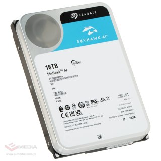 DYSK DO REJESTRATORA HDD-ST16000VE004 16TB 24/7 SkyHawk AI SEAGATE