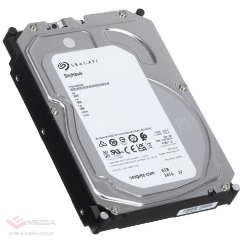 DYSK DO REJESTRATORA HDD-ST6000VX008 6TB 24/7 SkyHawk SEAGATE