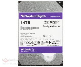 DYSK DO REJESTRATORA HDD-WD142PURP 14TB 24/7 WESTERN DIGITAL