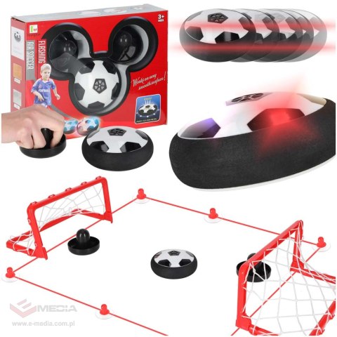 Latająca lewitująca piłka nożna krążek cymbergaj hoverball z bramkami