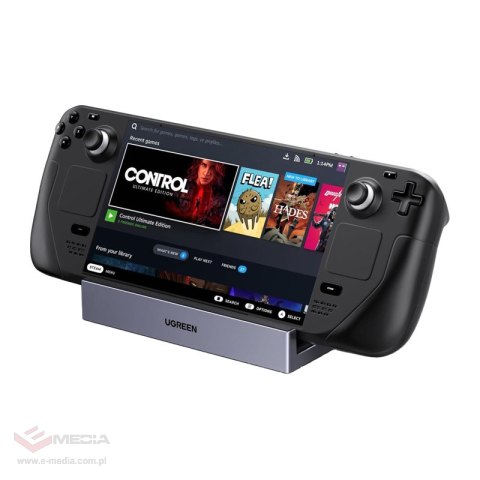 Stacja dokująca USB-C UGREEN CM800 6w1 (szara)