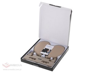 Zagłówek samochodowy poduszka podróżna oparcie na głowę szyje do samochodu regulowane beżowy