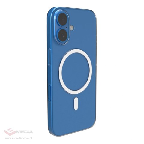 Etui silikonowe Puro 03 Mag MagSafe do iPhone 16 - przezroczyste