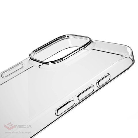 Etui silikonowe Puro 03 Nude do iPhone 16 Pro Max - przezroczyste