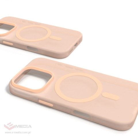 Etui silikonowe Puro Daylight MagSafe do iPhone 16 Pro - beżowe