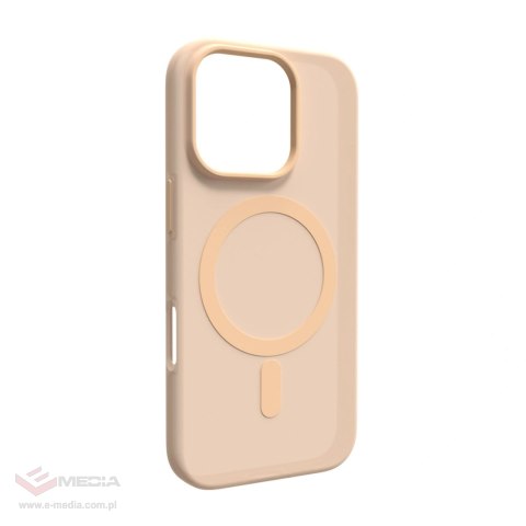 Etui silikonowe Puro Daylight MagSafe do iPhone 16 Pro - beżowe