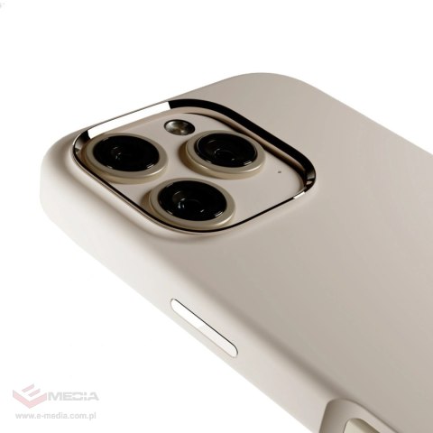 Etui silikonowe Puro Icon Mag Pro MagSafe do iPhone 16 Pro - beżowe