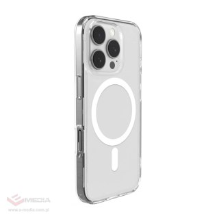 Etui silikonowe Puro Lite Mag MagSafe do iPhone 16 Pro - przezroczyste