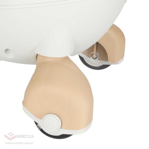 Jeździk grawitacyjny LED Swing Fix S4 świecące koła z muzyką grający 76cm złoto-biały max 100kg