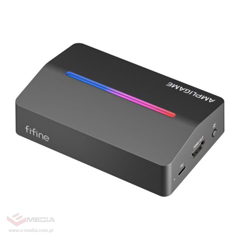 Karta przechwytująca Fifine V3, HDMI do USB-A (czarna)