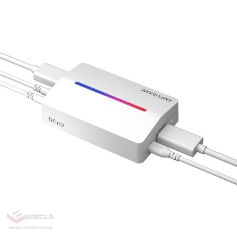 Karta przechwytująca Fifine V3W, HDMI do USB-A (biała)