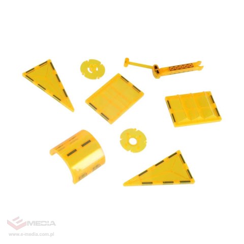 Klocki magnetyczne konstrukcyjne 3D budowa 50 elementów